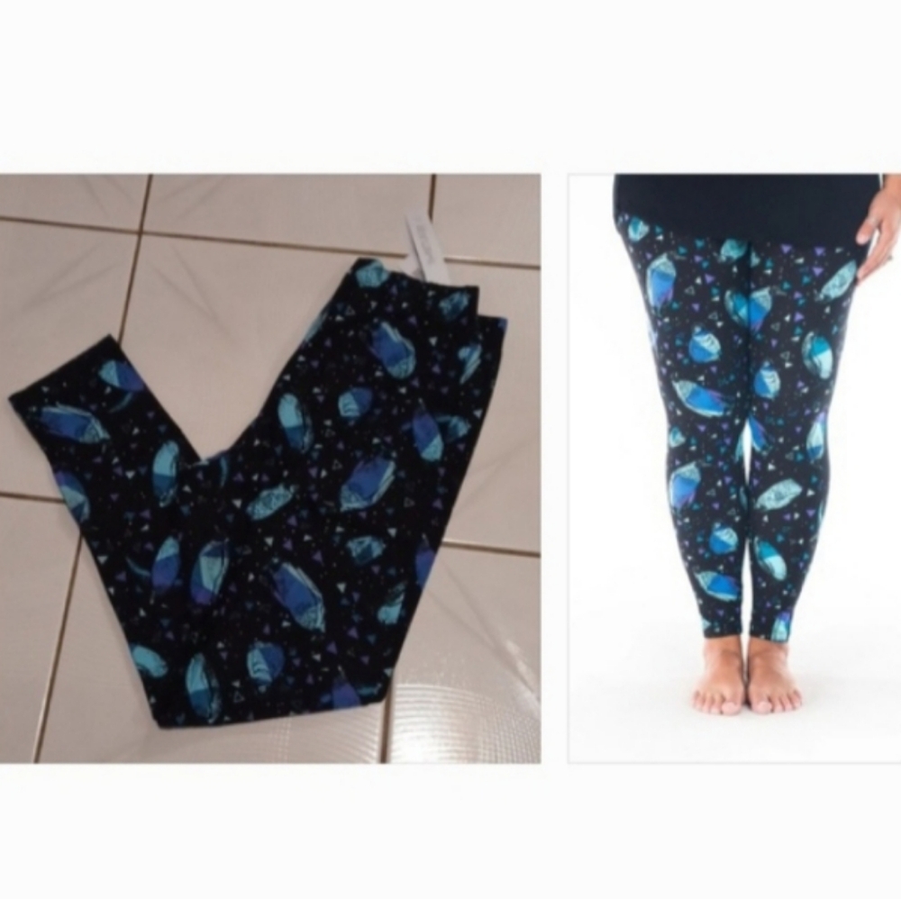 4/$80 New "Thin Ice" Sweetlegs Leggings - Size Plus (US14-22)